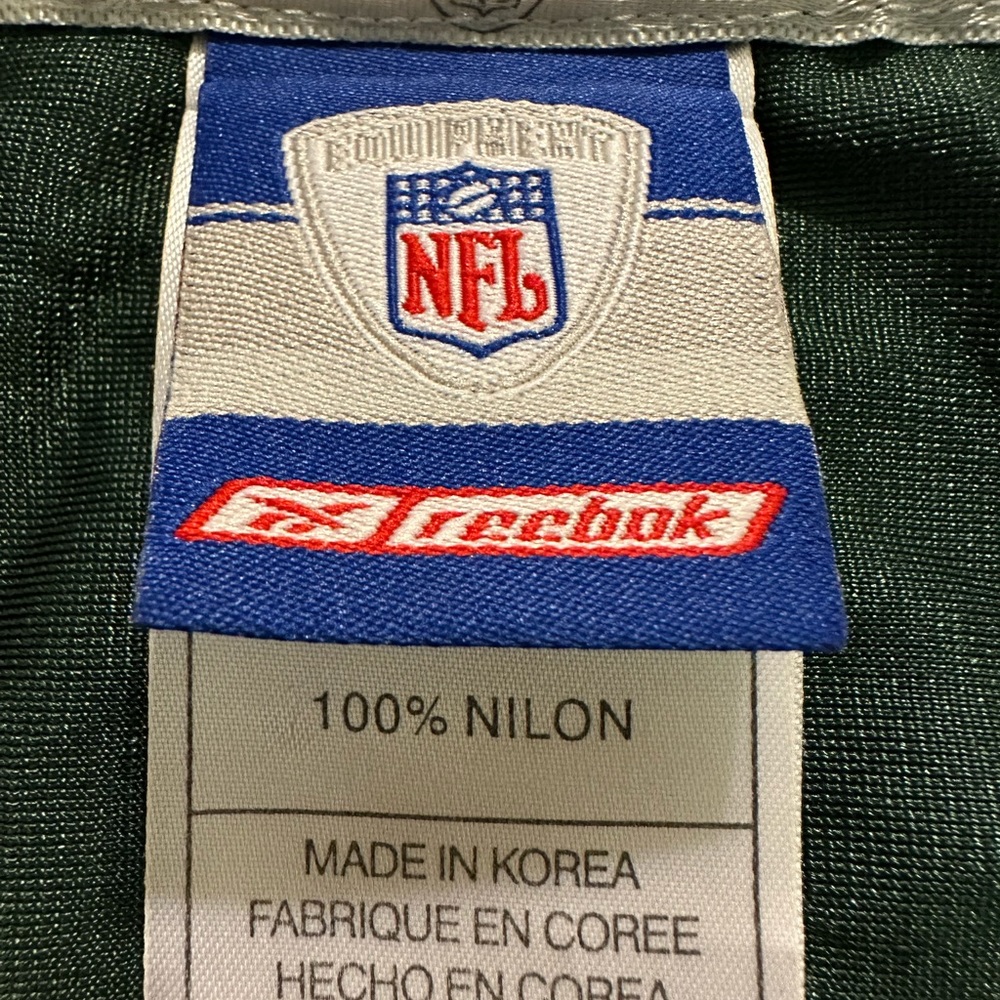 VINTAGE reebok men’s greenbay packers brett favre #4 jersey size large - Picture 6 of 7